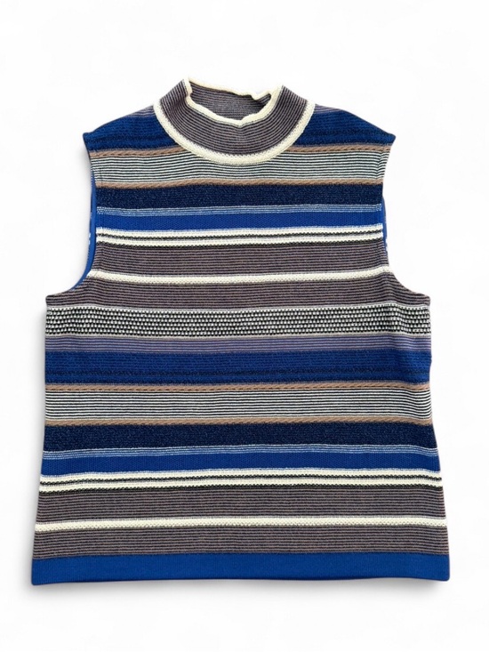 St. John Tops - St. John Santana Knit Sleeveless Mock Neck Top Size Small